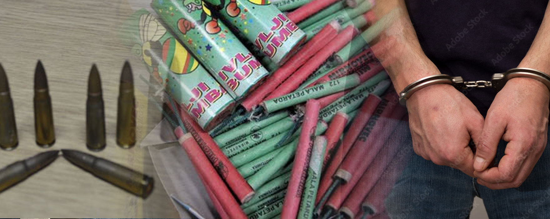 Претрес во Прилеп, пронајдени муниција и пиротехнички средства, уапсено едно лице