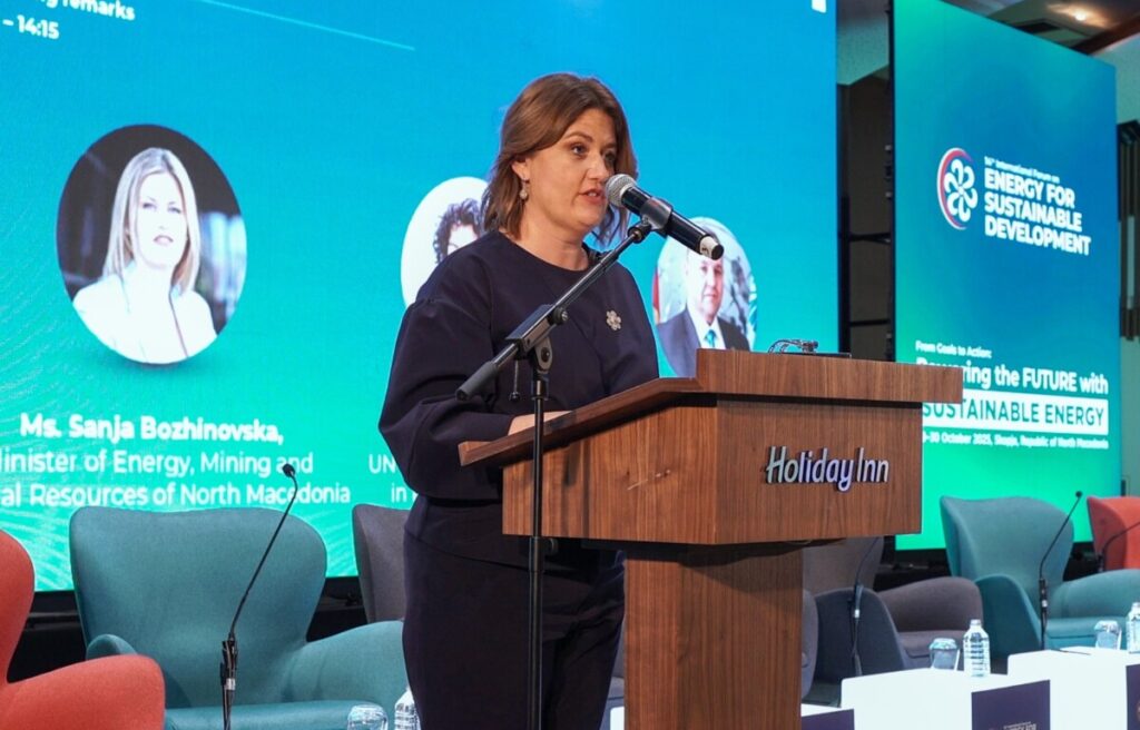 Божиновска: Македонија испраќа јасна порака – без стабилни финансиски модели нема зелена транзиција