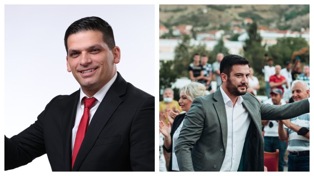 Кирил Пецаков и Иван Јорданов од ВМРО-ДПМНЕ прогласија победа во Охрид и во Штип