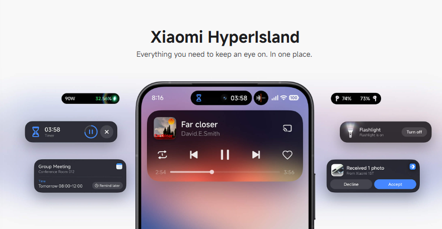 HyperOS 3 го донесува Hyper Island на поевтините Redmi и Poco телефони, но постои едно ограничување