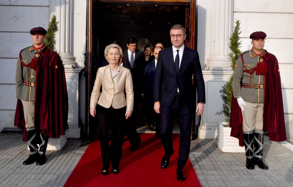 Мицкоски оствари средба со Урсула фон дер Лајен