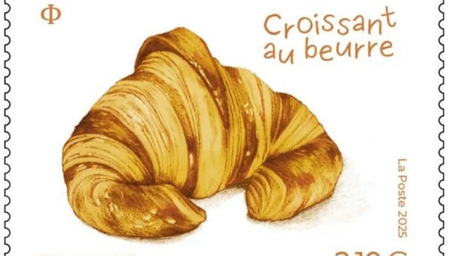 Франција ја издаде првата поштенска марка во светот со мирис на кроасан