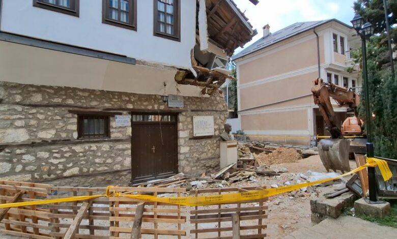 Струга полека останува без културното наследство, оштетена спомен куќата на Владо Малески