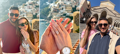 Рашид (24) од Велес ја запроси саканата во Позитано: „Се плашев да не ме прашаат за прстенот на аеродром и да го уништат моментот“