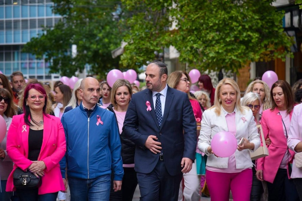 Ѓорѓиевски се приклучи на маршот за подигање на свеста за ракот на дојка