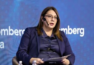 Вицегувернерката Ана Митреска на Конференцијата на „Блумберг Адрија“: Инфлацијата ќе забавува во следниот период и ќе се доближи до историскиот просек