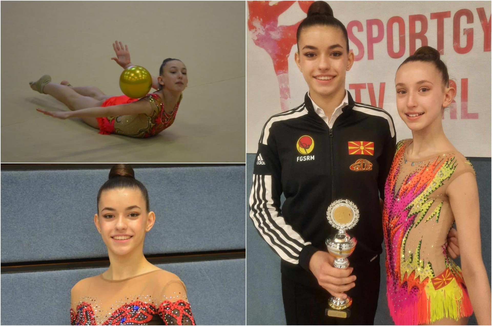 Илина и Ева го развејаа македонското победничко знаме среде Германија: Освоија злато и бронза на натпревар во ритмичка гимнастика