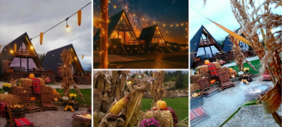 Есенски украсени дрвени куќички во Крушево се како сцена од бајка (фото)