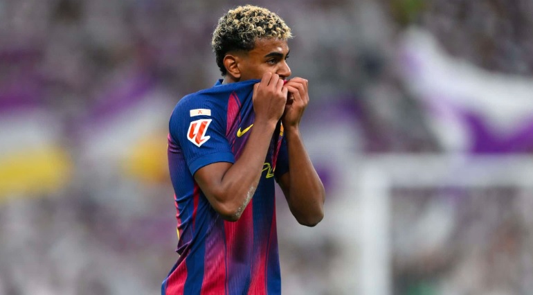 Помошниот тренер на Барселона: Атмосферата на „Бернабеу“ го „проголта“ Јамал