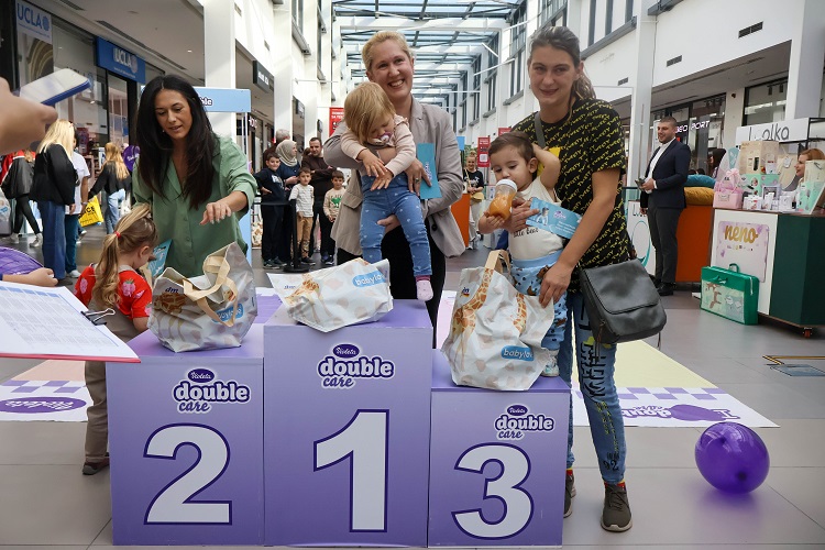 ТРКА ВО ПОЛЗЕЊЕ И ВО МЕНУВАЊЕ ПЕЛЕНИ Тридневна магија на Baby Expo 2025 исполнета со подароци од dm