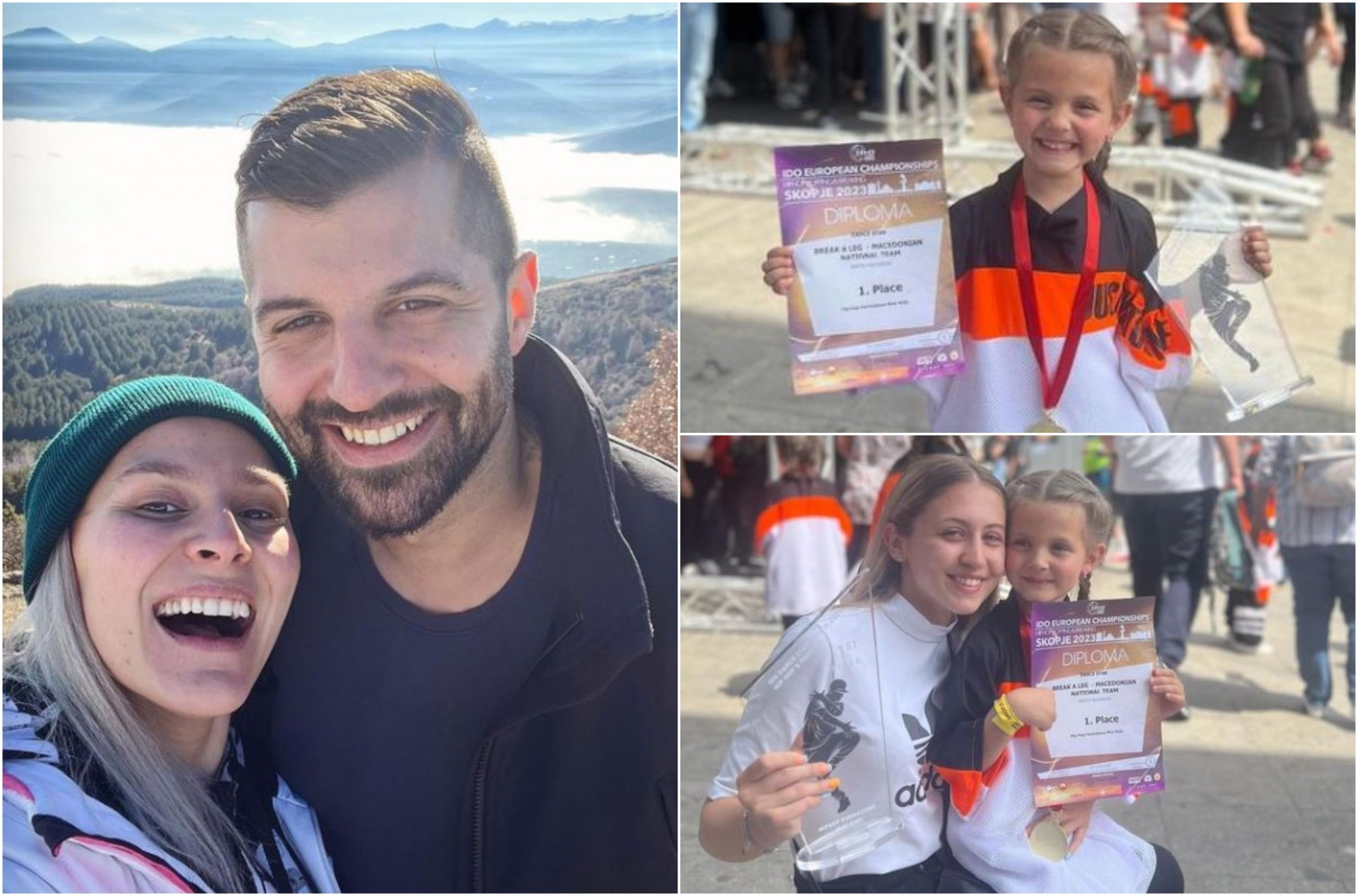 Браво! : Ќерката на Сара Мејс и Димитар Атанасовски стана евроспки шампион!