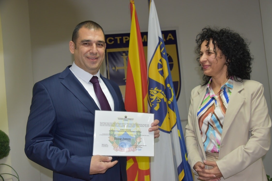 Петар Јанков од денес е нов градоначалник на Струмица