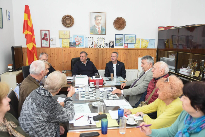 Здружение на пензионери во Центар: Се надеваме дека одличната соработка со Герасимовски ќе продолжи