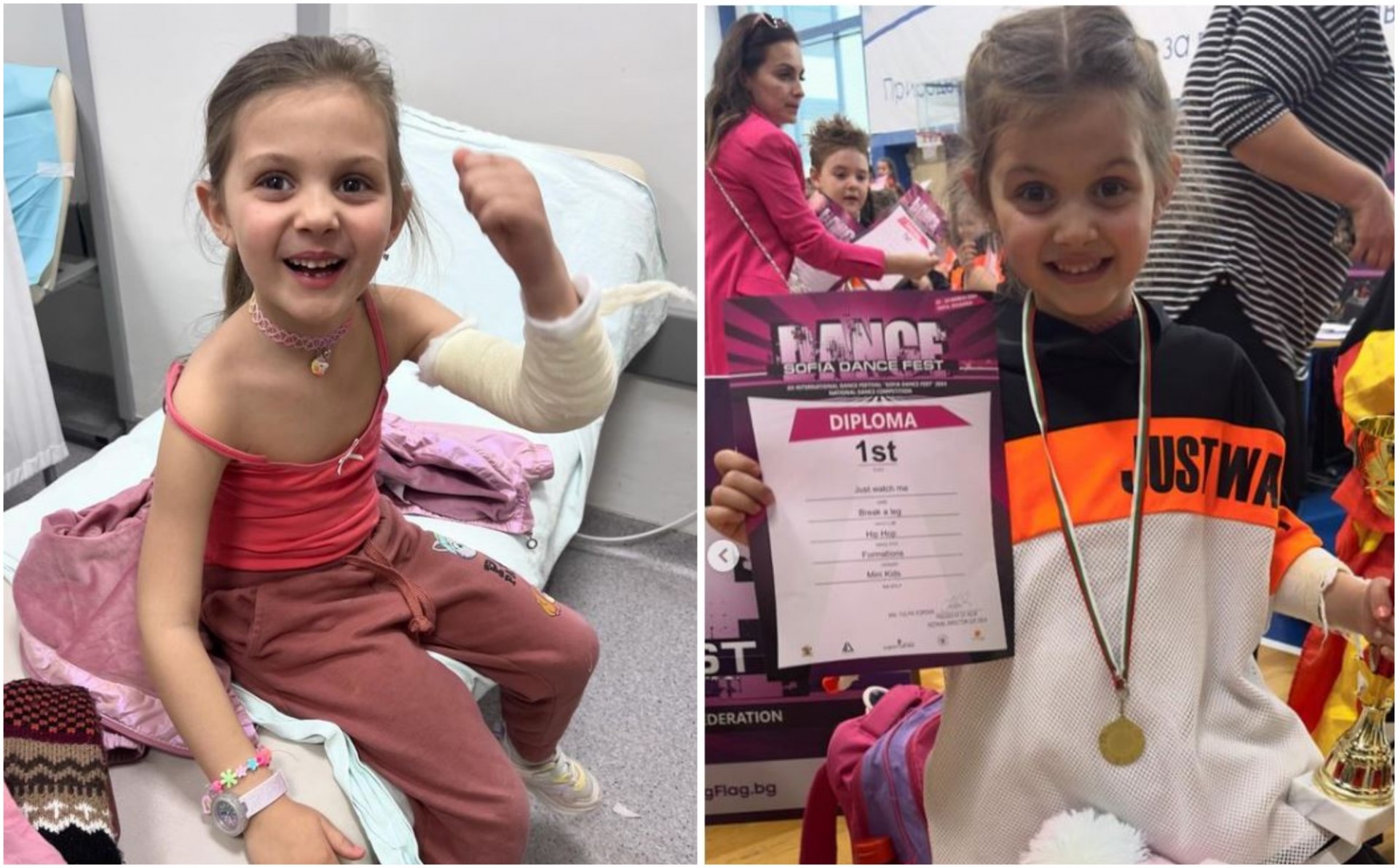 Патешествие кое ни од далеку не изгледа како на Инстаграм: И покрај повредата, ќерката на Сара и Димитар Атанасовски, Илина, освои прво место