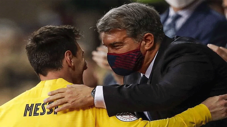 Меси одлучи да се вмеша во претседателските избори во Барса, ќе лобира против Лапорта