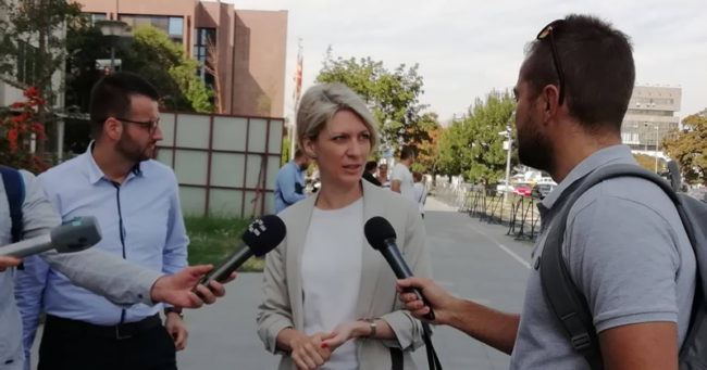 ПО НАЈАВАТА ОД ВМРО-ДМПНЕ ЗА КРАЈ НА ОБВИНИТЕЛКАТА РИСТОСКА, ТАА ВЕЛИ ДЕКА Е ПОД ПРИТИСОК И ЗАПЛАШУВАЊЕ ЗАШТО КРИВИЧНО ГИ ГОНИ ПАРТИЈАТА И НЕЈЗИНИ ЕКСФУНКЦИОНЕРИ