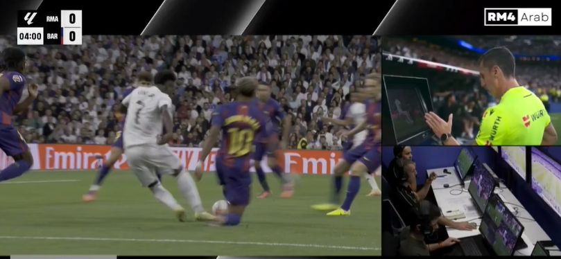 Класикото почна со спорен момент – имаше ли пенал за Реал Мадрид!? (ВИДЕО)