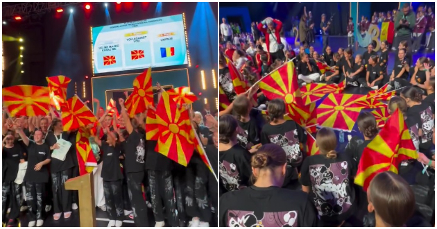 Македонски танчари станаа светски шампиони – Љубљана обоена во црвено-жолто