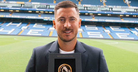 Еден Азар стана дел од Куќата на славните во Премиер лигата