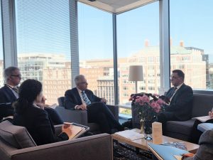 Славески на средби со ММФ: Мерките на Народната банка придонесува за постепено намалување на инфлацијата и задржување на финансиската стабилност