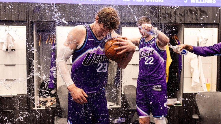 Јокиќ три од три трипл-дабли, Марканен прв по Карл Мелоун што дал 50 поени за Јута