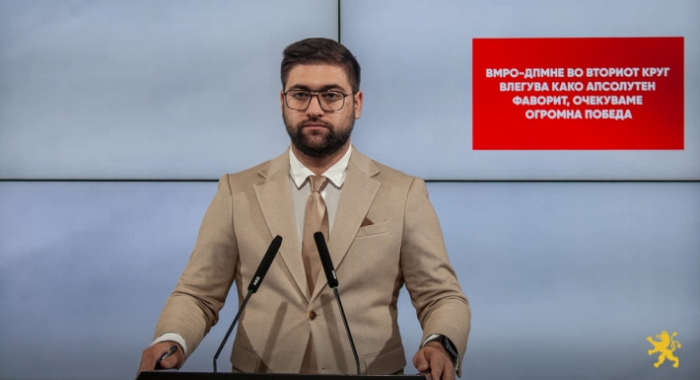 Манасиевски: ВМРО-ДПМНЕ во вториот круг влегува како апсолутен фаворит, очекуваме огромна победа