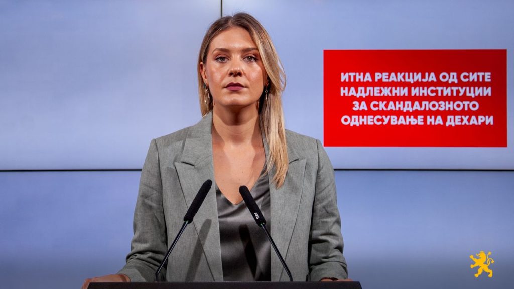 (Видео) Митева: Итна реакција од сите надлежни институции за скандалозното однесување на градоначалникот Дехари