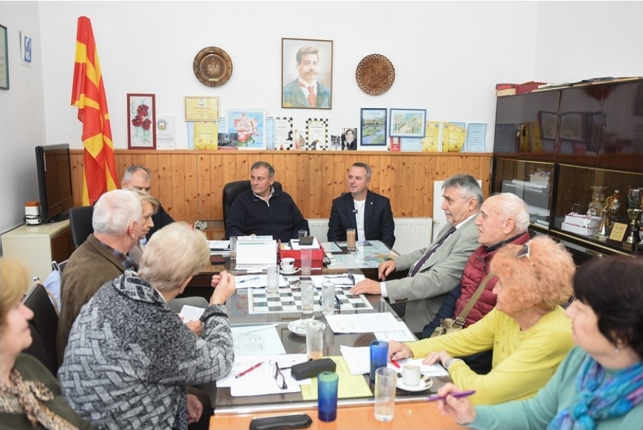 Здружение на пензионери во Центар: Се надеваме дека одличната соработка со Герасимовски ќе продолжи