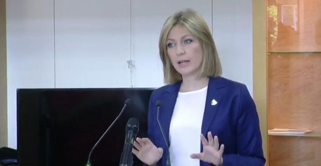 ОБВИНИТЕЛКАТА ОД ОЈО СКОПЈЕ И ОД ЕУРОЏАСТ ЛЕНЧЕ РИСТОСКА НЕ ДОБИЛА ИЗВИНУВАЊЕ ОД ВМРО-ДПМНЕ ЗА ЗАКАНИТЕ ЗА НЕЈЗИН „КРАЈ“