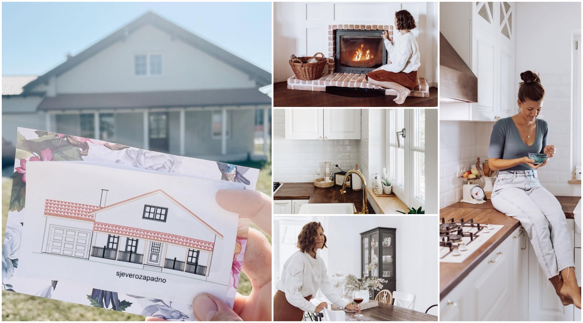 Мирна отсекогаш сонувала за селска куќа: „Најдов земја, изградивме куќа, сè сама нацртав и направив, без дизајнер!“