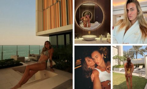 Сабаленка се љуби со колешка (ФОТО)