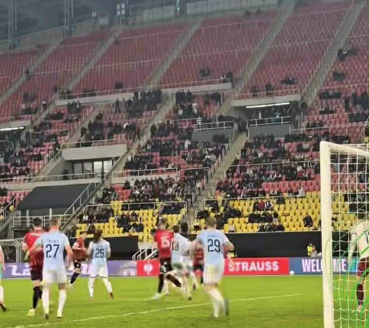Шкендија победи, но немаше кој да се израдува: Во Скопје беше третата најмала посетеност од сите европски мечеви во ова коло
