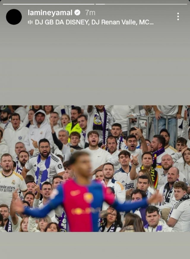 Јамал продолжи да ги провоцира навивачите на Реал (ФОТО)