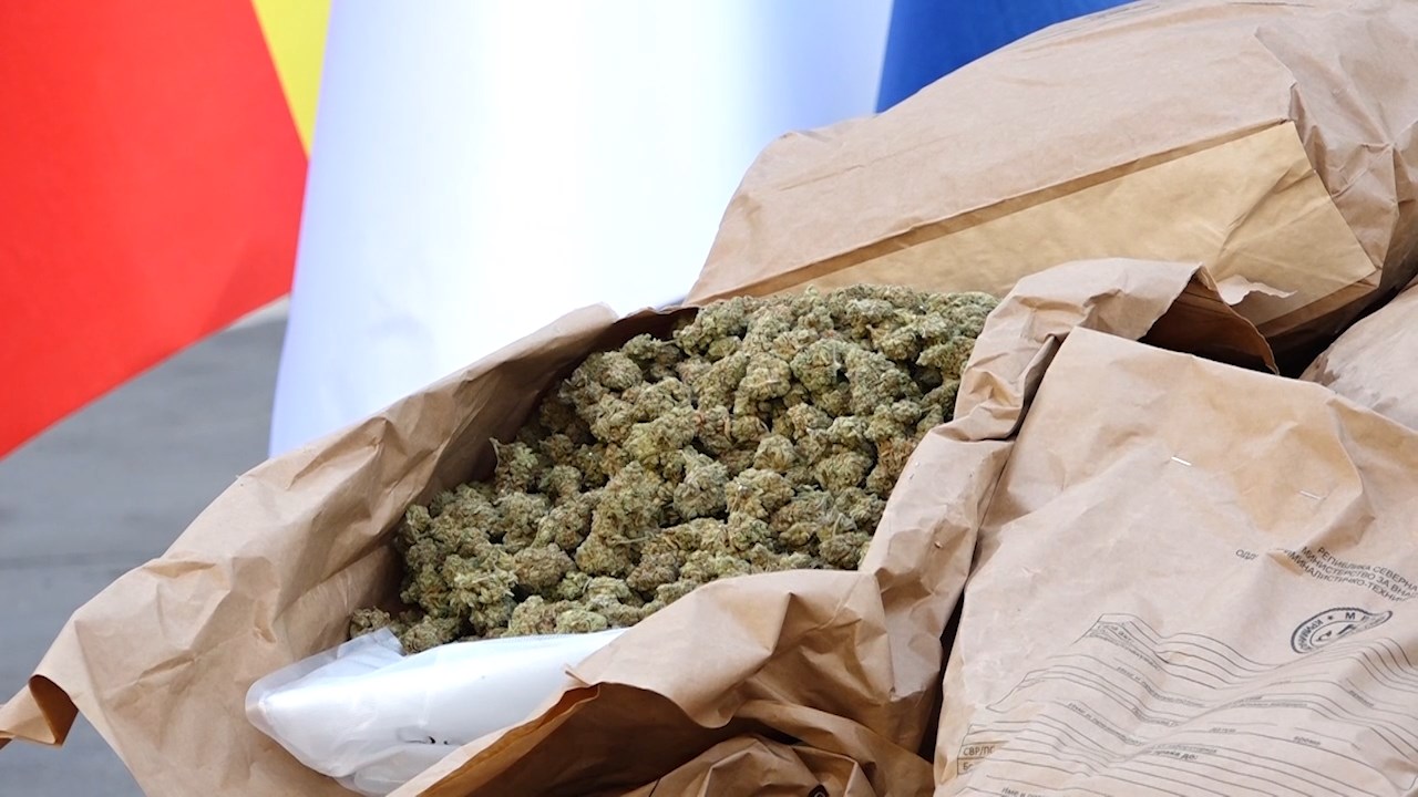 Македонската царина заплени 130 килограми марихуана со вредност на црниот пазар од 700 илјади евра