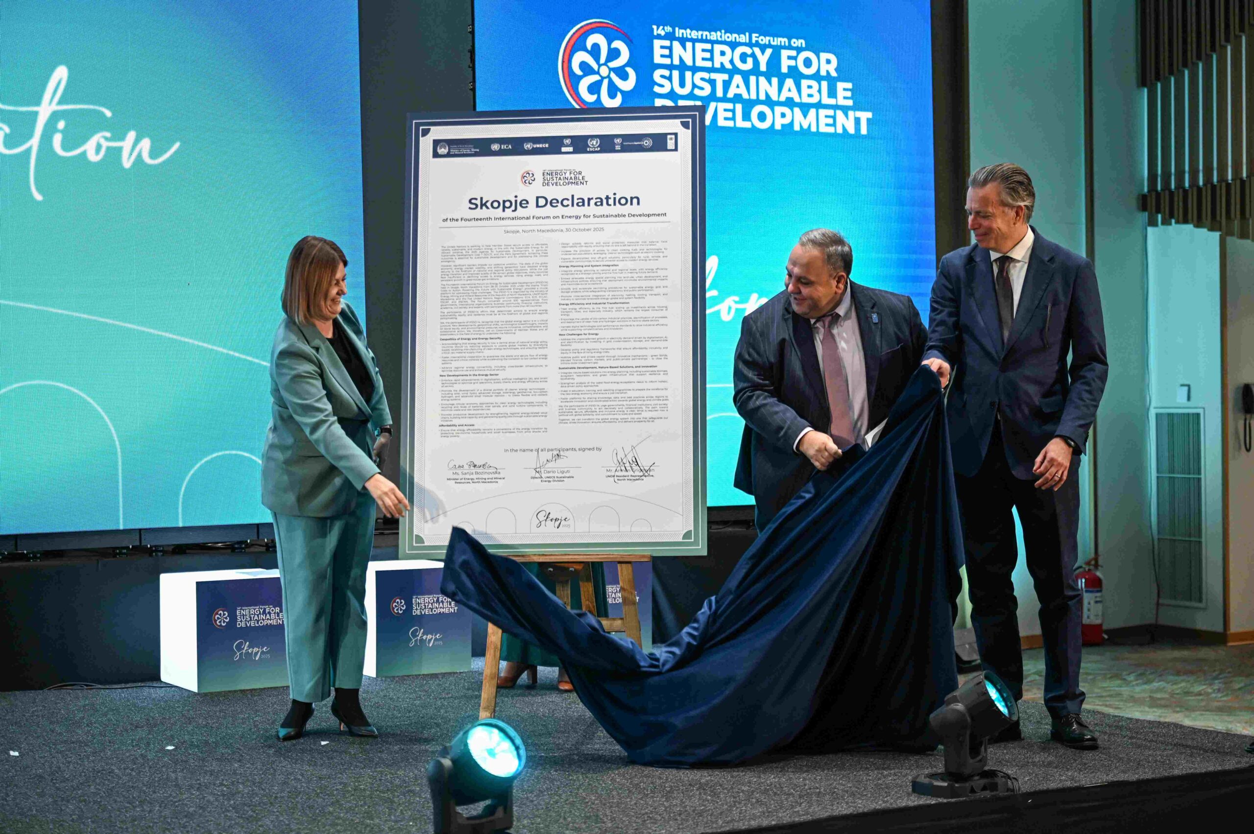 Скопје центар на глобалната енергетска визија – со Декларацијата Скопје заврши Светскиот енергетски форум IFESD-14