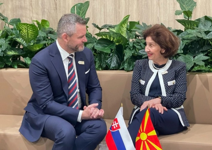 Словачкиот претседател Пелегрини во официјална посета на земјава