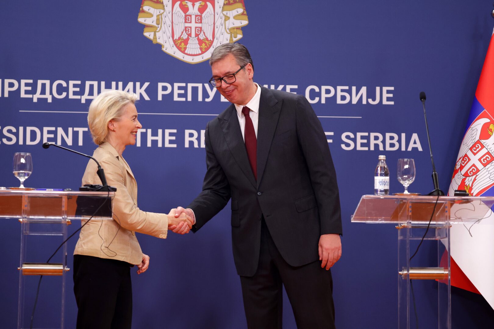 Фон дер Лајен: Време е Србија да ги забрза чекорите кон ЕУ