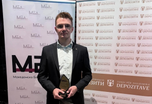 Ѓорѓи Атанасовски е најдобриот банкарски службеник од ТТК Банка за 2025 година