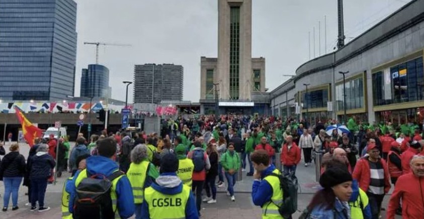 Брисел парализиран – Сè е во застој (ВИДЕО)