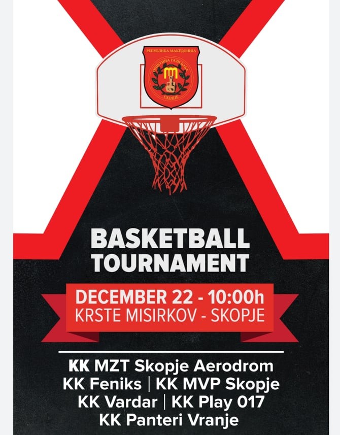 Неделковски и „Гази Баба“ го организираат првиот меѓународен кошаркарски турнир