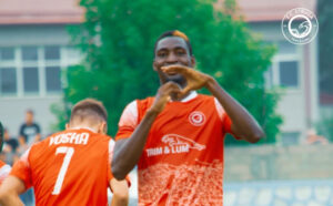 Компаоре носи водство на полувреме за Струга ТЛ против Шкупи (ВИДЕО)