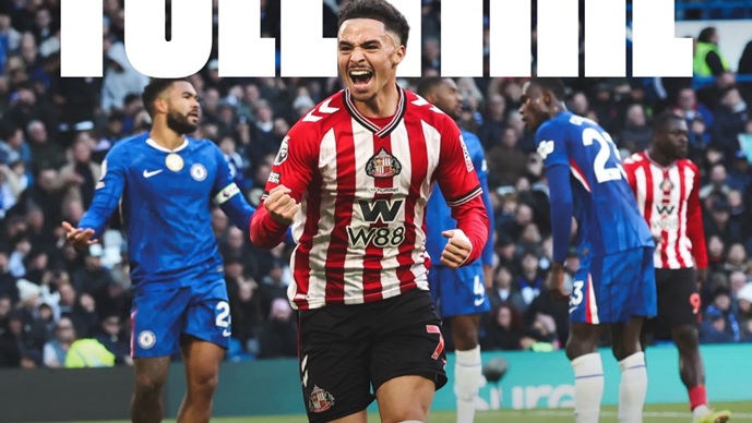 Сандерленд го шокираше Челси во 93. минута за прва победа на „Стемфорд“ по една декада (ВИДЕО)