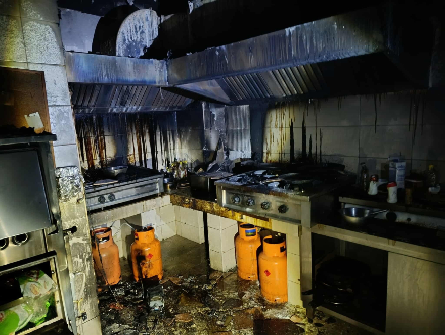 Пожар во угостителски објект во Струмица – се запалила кујната