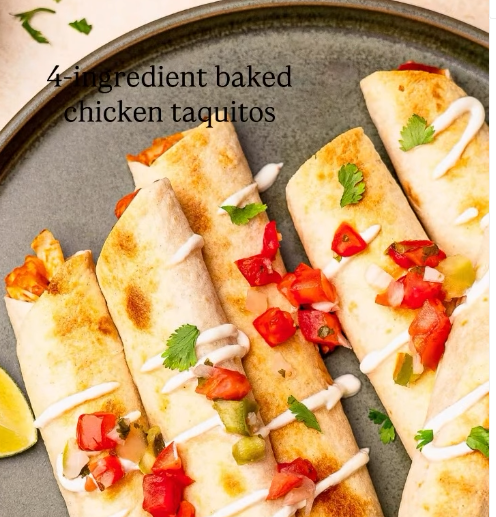 Мали ролни со пилешко и тортиљата од рерна се подготвуваат со само четири состојки, брзо се готови и одлично се комбинираат со разни прилози