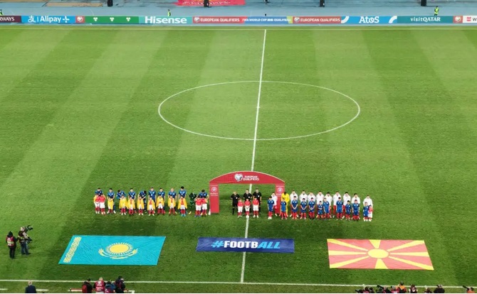 Македонските фудбалери одиграа нерешено со Казахстан