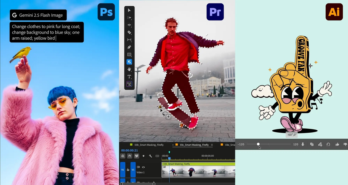 Adobe претстави нови AI алатки за Photoshop, Premiere Pro и Lightroom