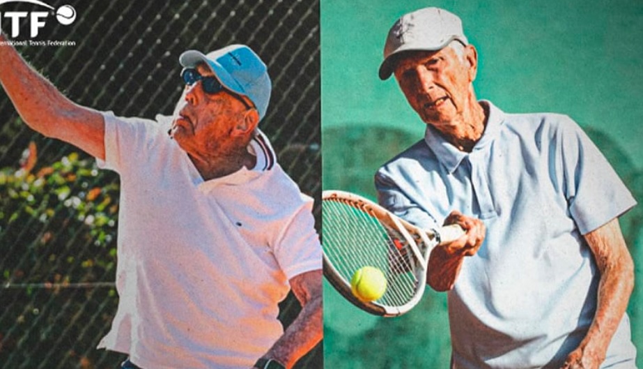 Поставен апсолутен светски рекорд: Двајцата заедно имаат 199 години и одиграа тениски меч