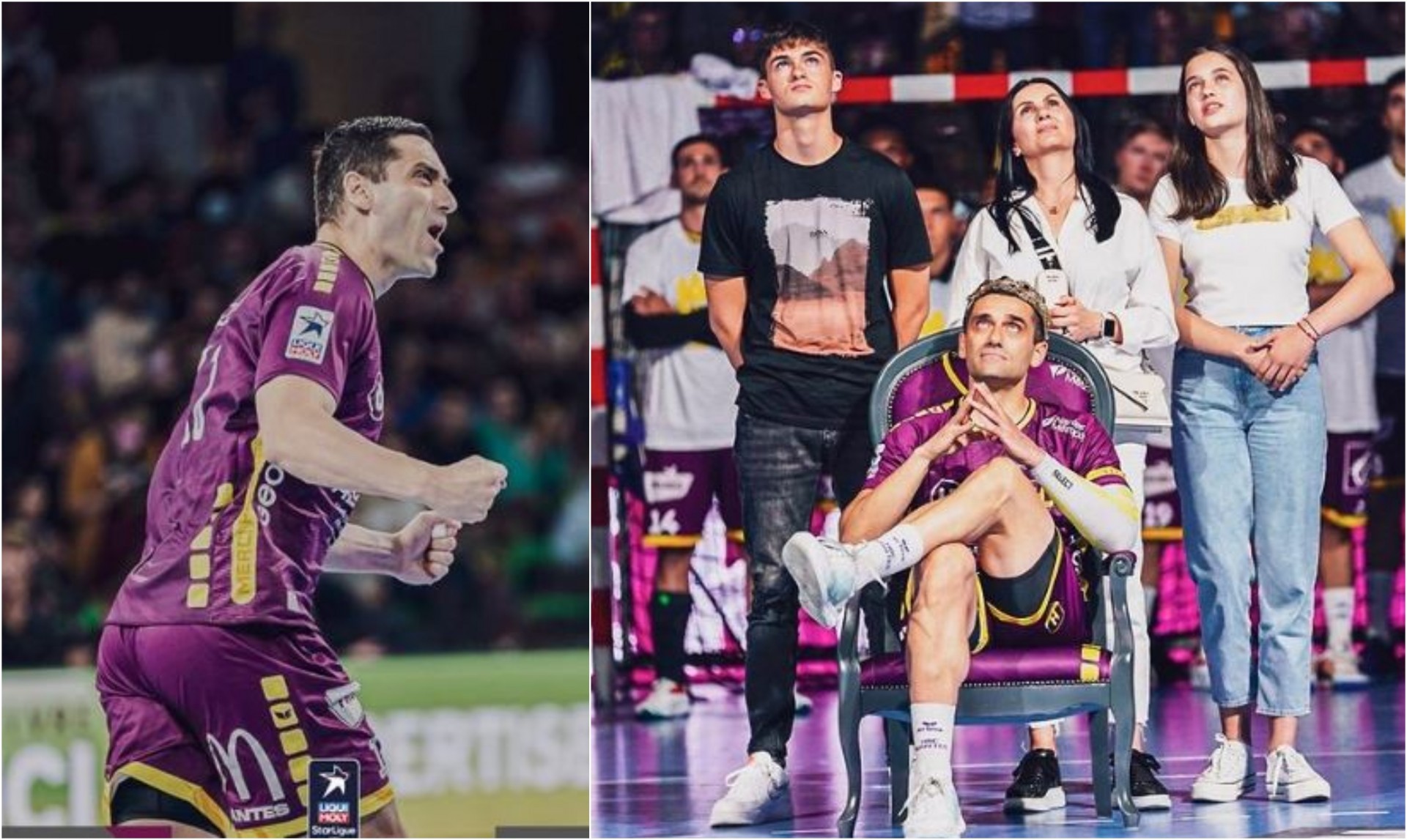 Моќно збогум: Кирил Лазаров со круна на главата и со сопругата и децата покрај него, испратен во пензија