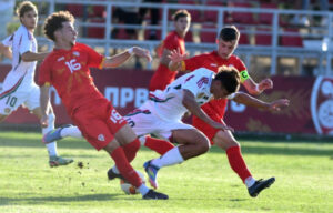 Селекцијата до 19 години минимално поразена од Белгија на квалификацискиот турнир во Португалија