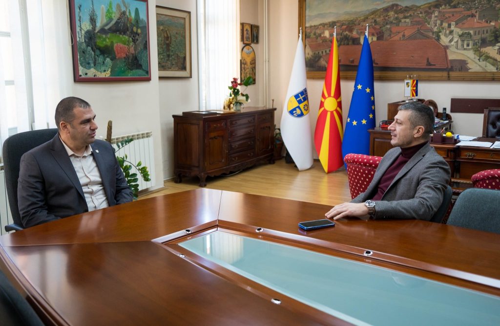 Градоначалникот Јанков денеска беше домаќин на министерот Перински